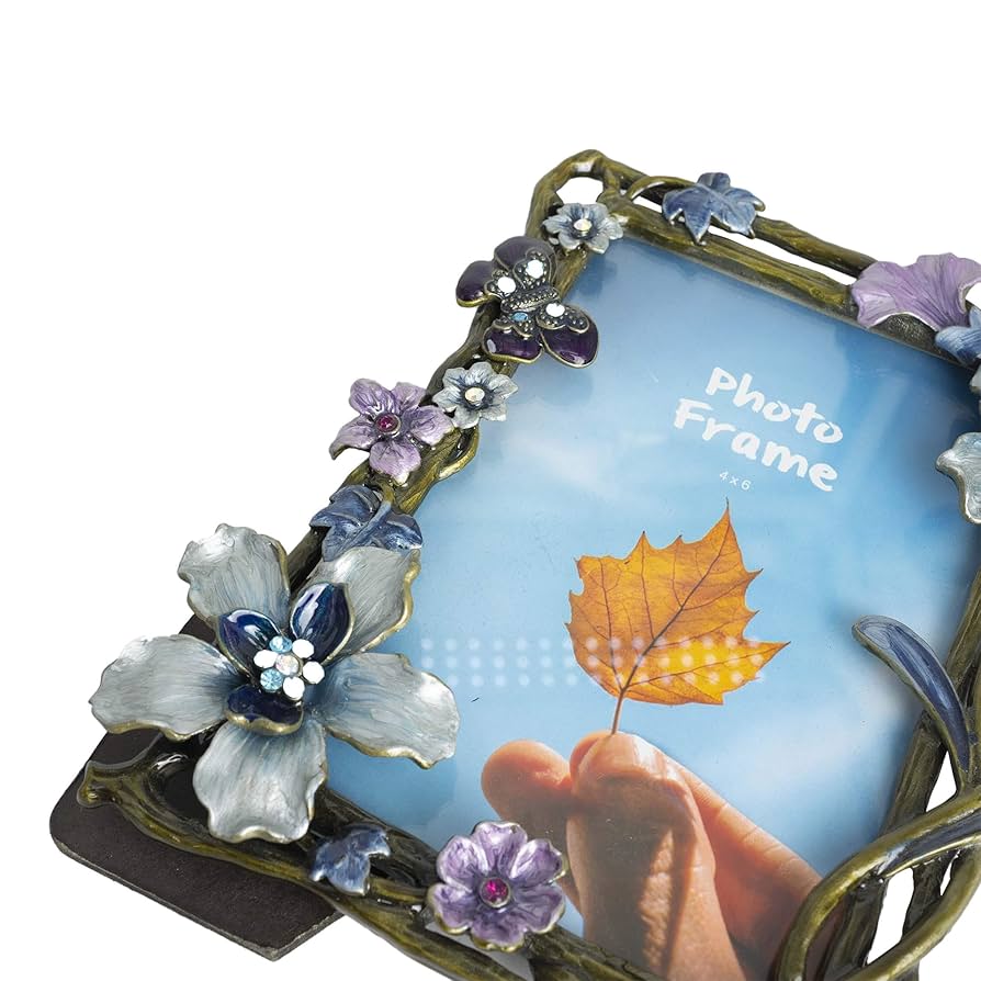 Amazon.com - Tricune Floral Picture Frame 4x6, Vintage Photo
